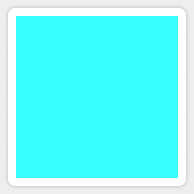 Aqua Blue Solid Color Sticker by Whoopsidoodle